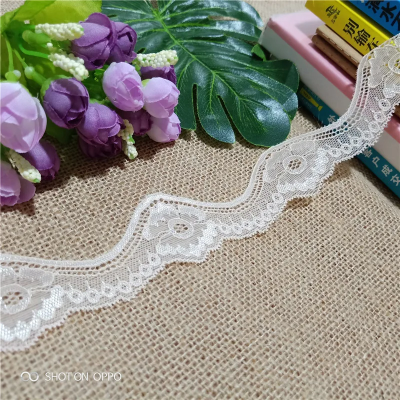 3.4-6CM S2325 High-Quality Multi-Color White Elastic Lace Ribbon Underwear Band Used For Sewing Decorative African | Дом и сад