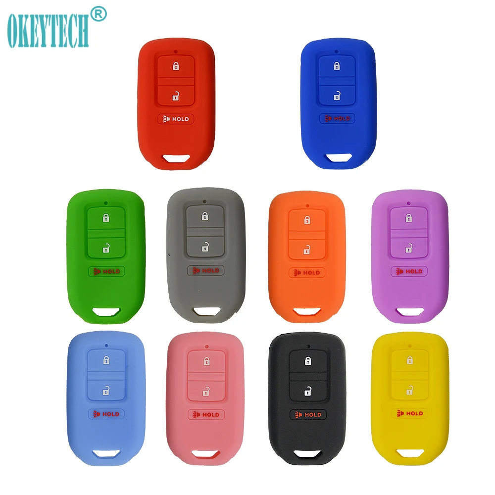OkeyTech мягкий силиконовый Автомобильный Брелок чехол для дистанционного ключа 4