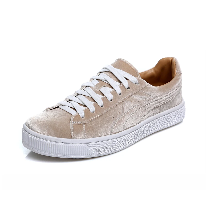 Бренд женщин Вельвет Повседневная Обувь Из Натуральной Кожи Лодыжки Удобная