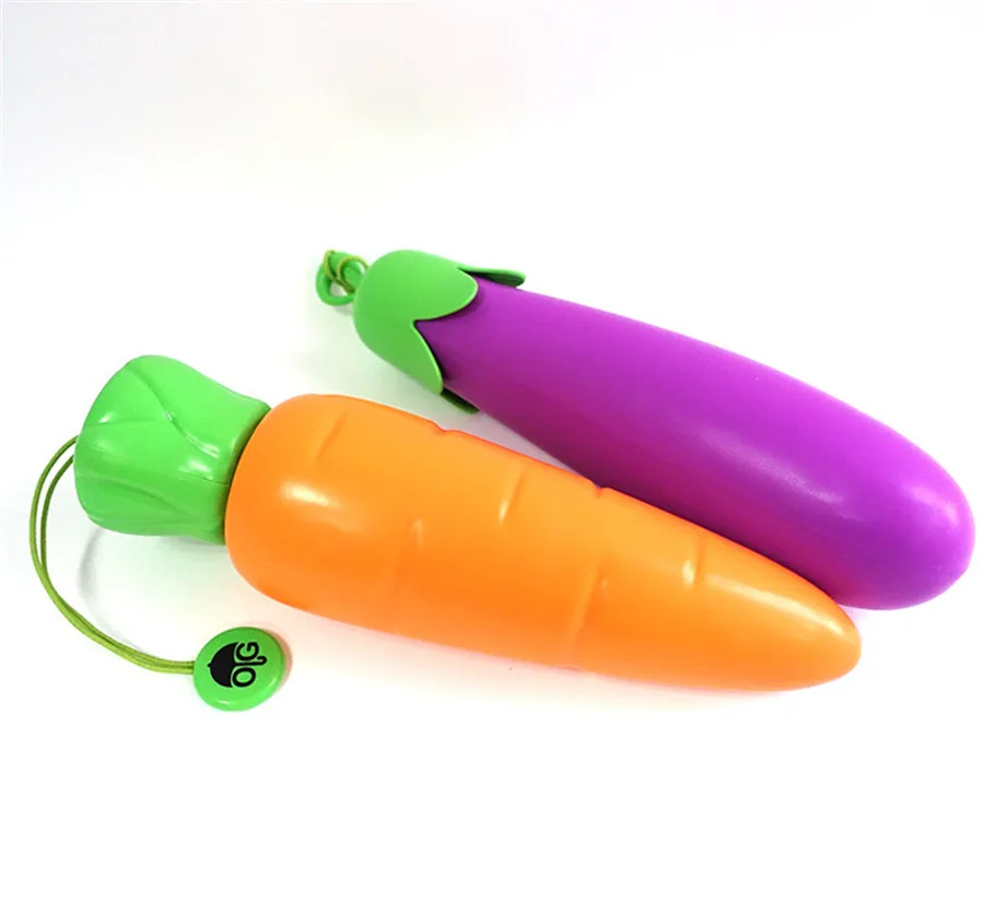 Зонт детский складной ветрозащитный с защитой от дождя ветра моркови