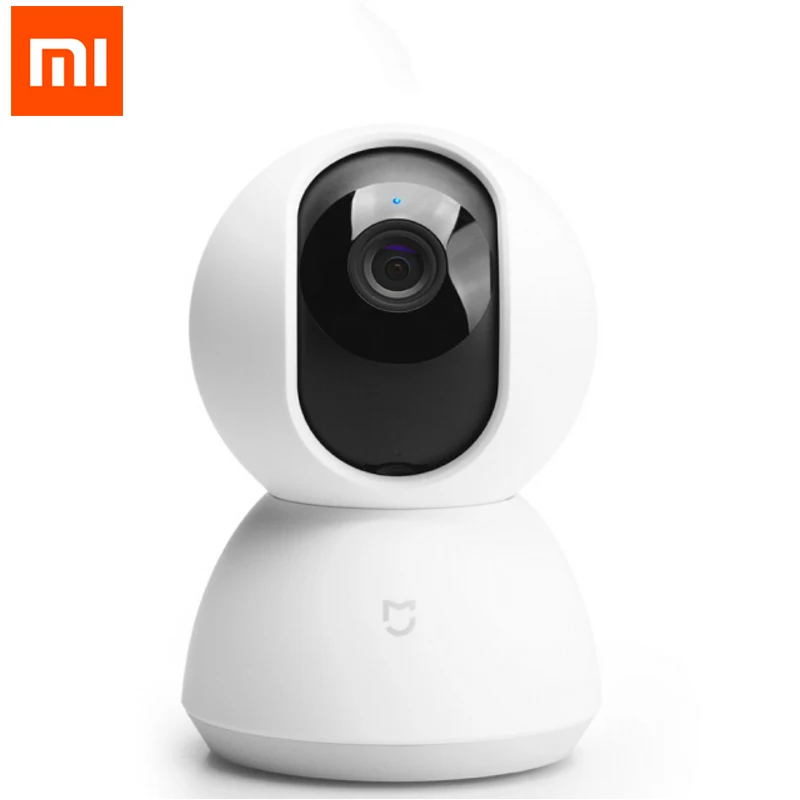Новая Xiaomi mi jia камера s 1080P умная камера IP Cam Веб-камера видеокамера 360 Угол Wi-Fi беспроводная камера ночного видения для mi home APP - Цветной: white US Plug