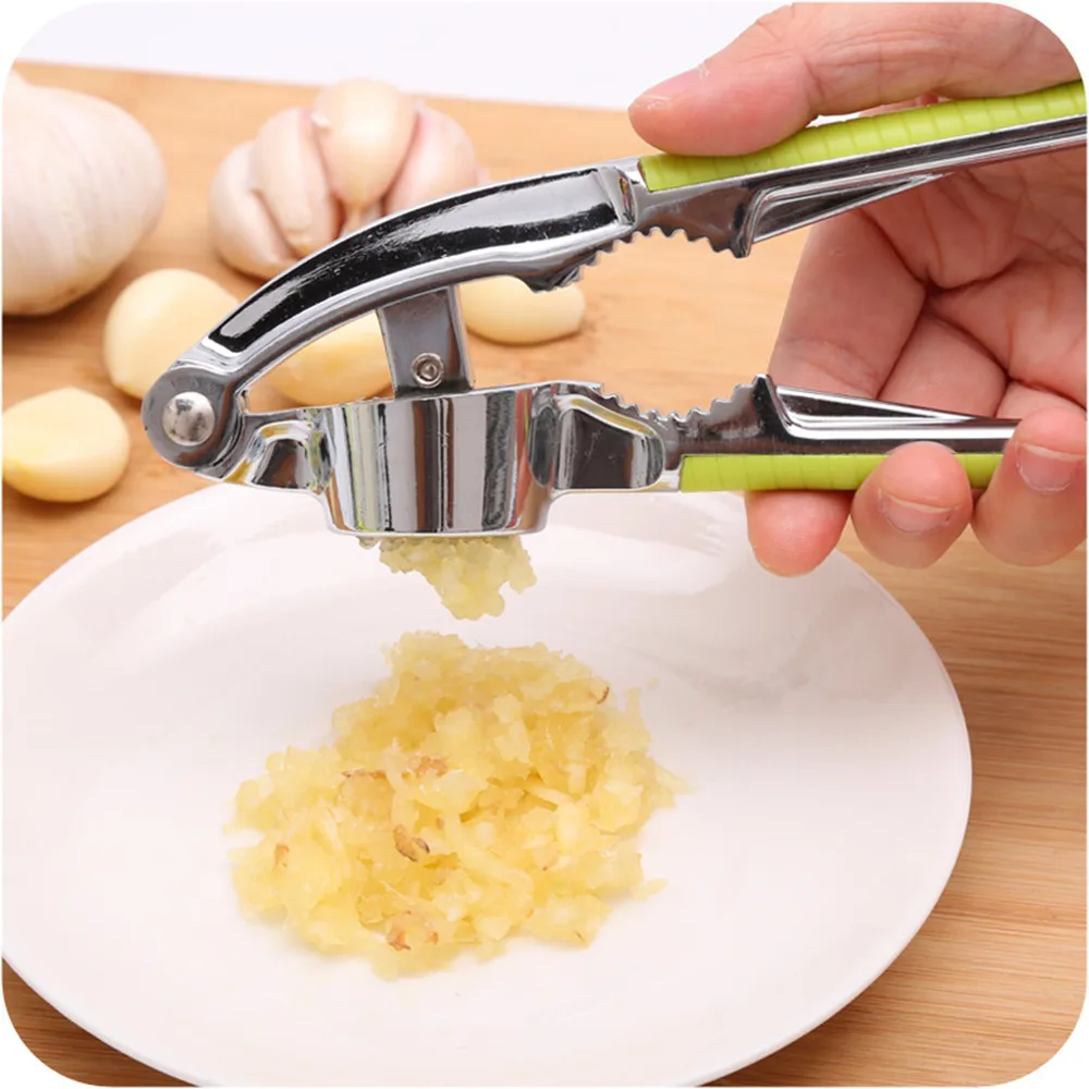2 шт. SHSEJA Лук Чеснок Чоппер металлический резак цинковый сплав имбирный Пресс