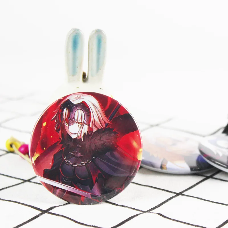 1 шт. Fate stay night значок косплея Saber брошка мультфильм Pins Rin Tohsaka Коллекционные Значки