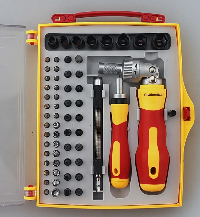 Набор торцевых головок 62 в 1 Профессиональные отвертки все-в-одном | Мобильные