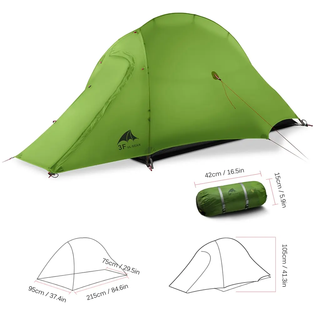 1 2 человека 3 сезона Всепогодная палатка с защитой от ультрафиолета Ультралегкая