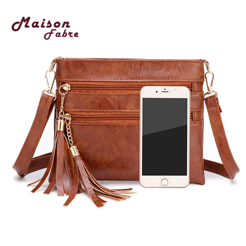 Fashion 2020 Zipper Bag Women Candy Color Tassel Messenger Bags Female Handbag Shoulder Flap Bolsa Feminina|Сумки с ручками| |