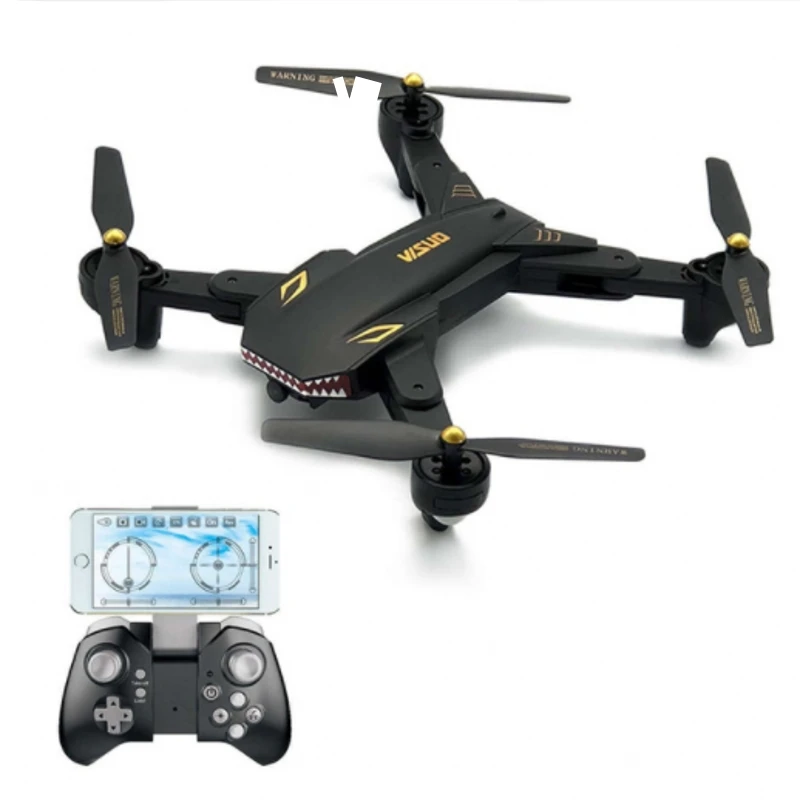 LeadingStar XS809S 2.0MP четырехосевой летательный аппарат Дрон 720P WIFI FPV складной с HD