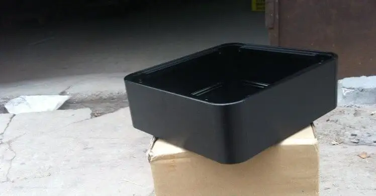 GZbotolave 2107 R алюминиевый кожух усилителя DAC чехол черный корпус | Электроника