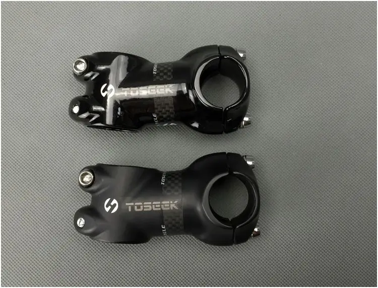 Новинка велосипедный стержень TOSEEK 3K fCarbon + матовый/глянцевый 25 4x50/60/70/80 мм|bicycle stem