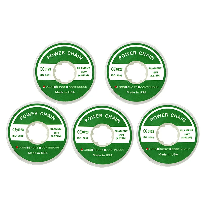 Стоматологические инструменты 5 катушек прозрачная цветная Стоматологическая