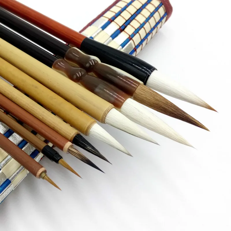 Authentic Chinese Calligraphy Brush Pen Freehand Landscape Bird Flower Painting Set Supplies | Канцтовары для офиса и дома