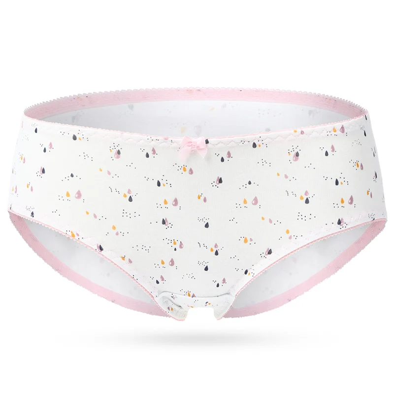 5 шт. женские хлопковые трусы с принтом со средней посадкой|soft panties|mid waist pantieswaist