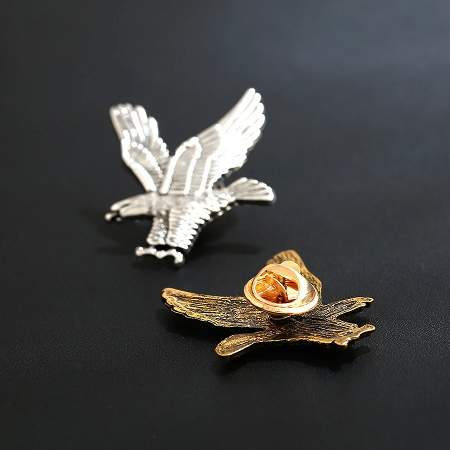 Винтажная брошь в виде орла булавки мужской значок бижутерия броши модные ретро