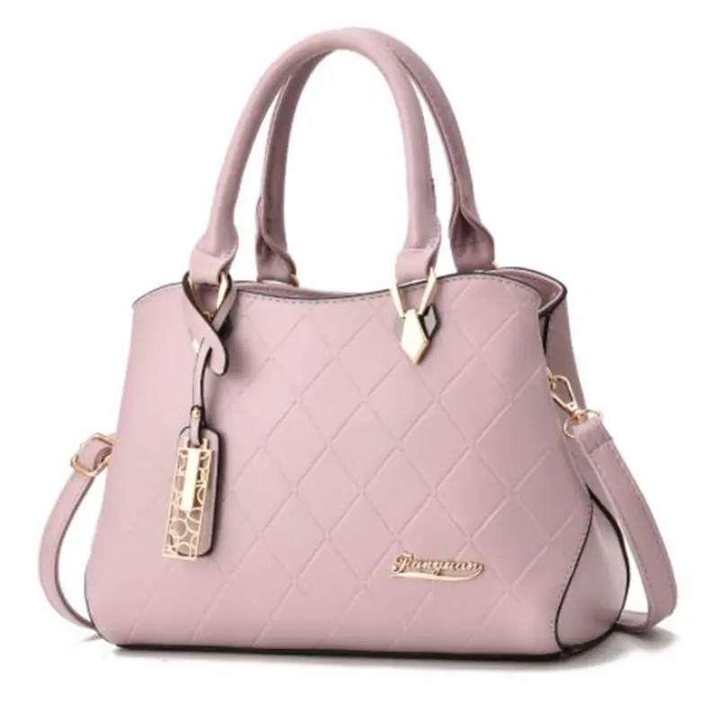 

Handbag pu female bag metal sheets decoration Solid Messenger Bag sweet lady fashion Crossbody Bag luxury women shoulder bagX540