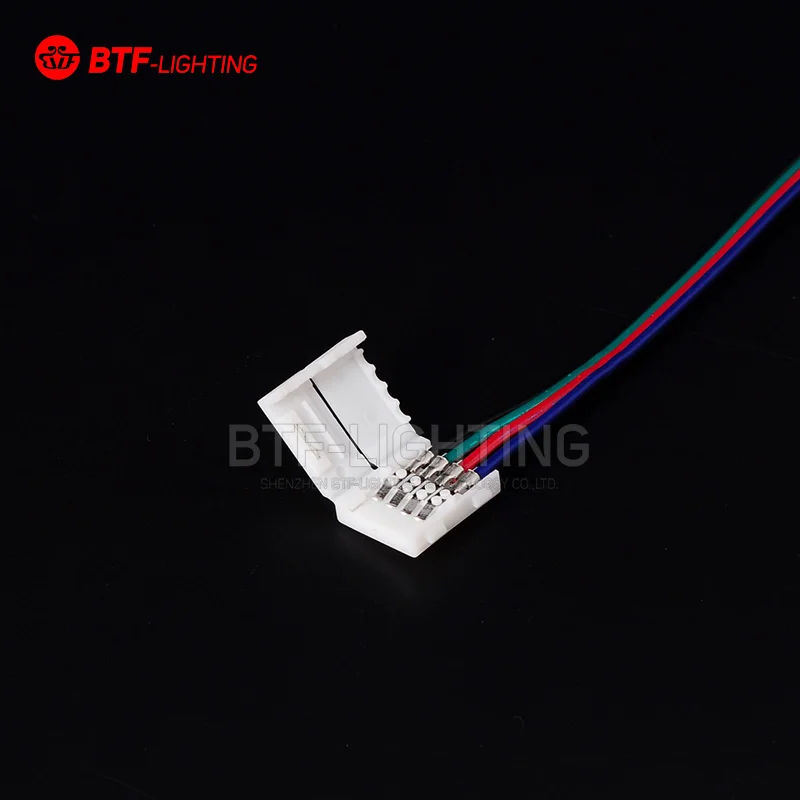 RGB светодиодные аксессуары 4pin 10 мм 5050 Артикул лампа Разъем от простой сварочной