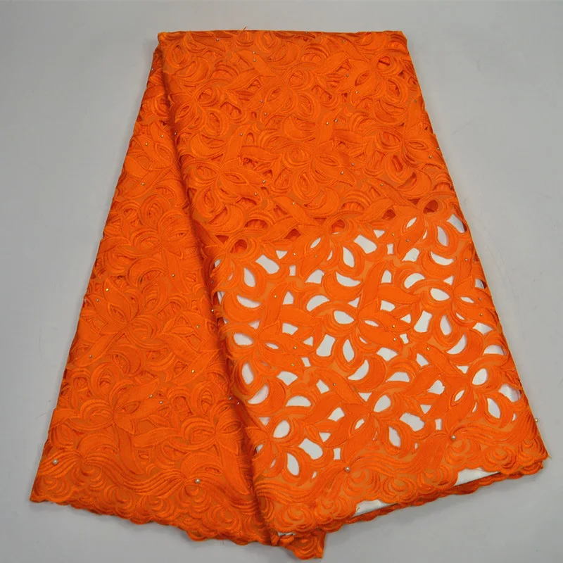 5 ярдов/шт) Высококачественная африканская вуаль ручной работы кружевная ткань бирюзовый зеленый Швейцарский Кружевной материал для вечернего платья CLP82
