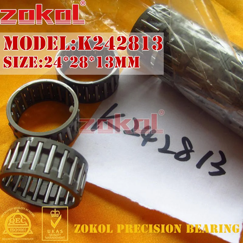 ZOKOL подшипник K242813 игольчатый ролик и клетка в сборе 24*28*13 мм|bearing needle roller|bearing