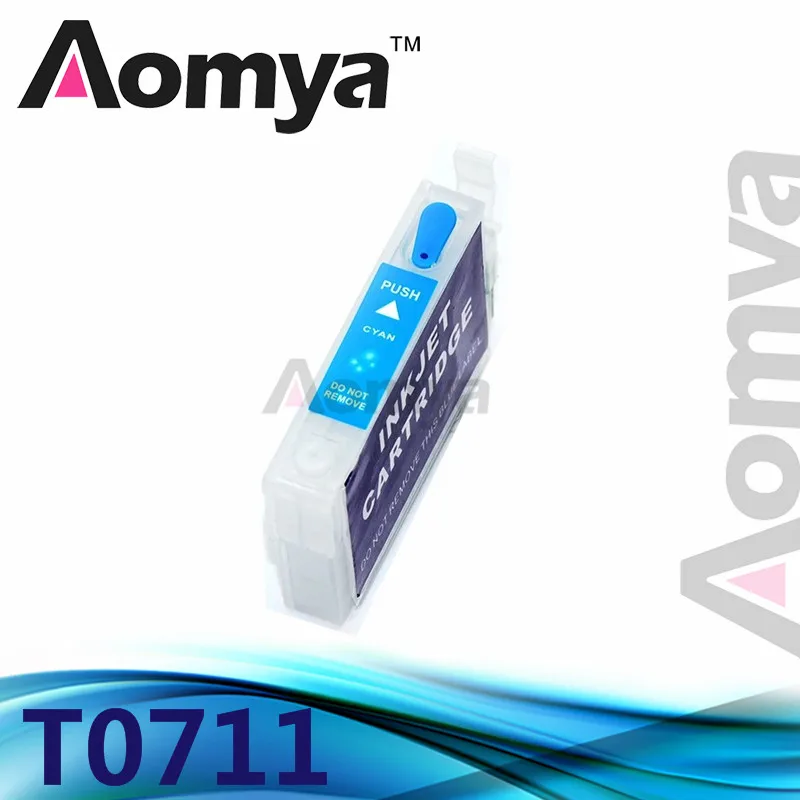 Многоразовый картридж Aomya T0711 совместимый с Epson SX110 SX210 SX410 SX510W SX115 SX215 SX415 SX515 S20 SX100