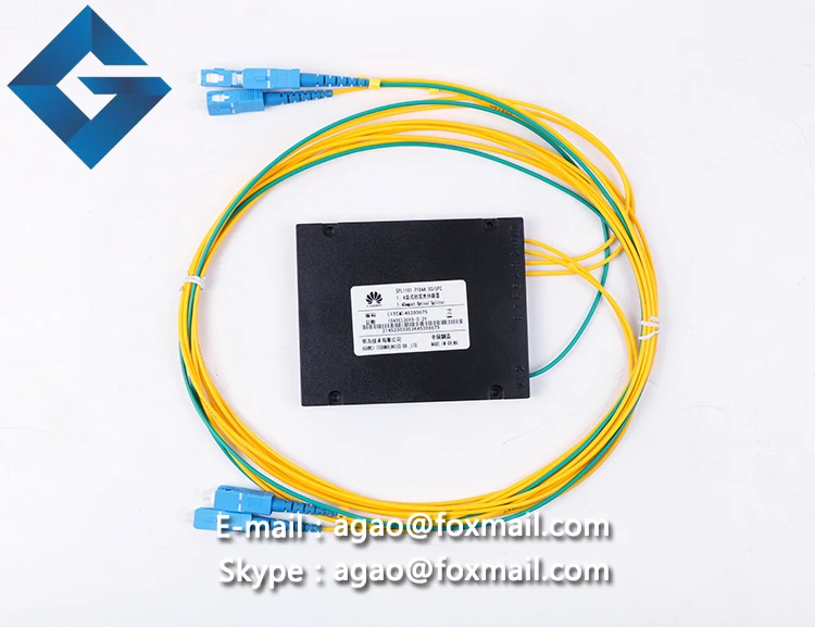 SC UPC 1X4 PLC одномодовый волоконно-оптический сплиттер FTTH 1x4 оптический