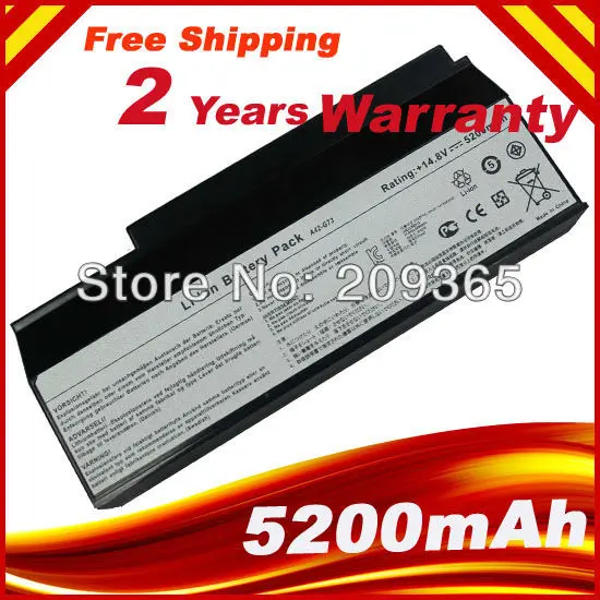 Батарея для ASUS A42 G73 52 70 NY81B1000Z G53 G53J G53S G73J G73G G73JH|Аккумуляторы ноутбуков| |