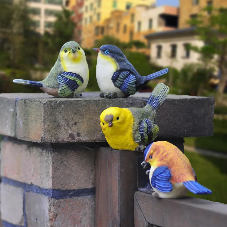 Фигурки из искусственной птицы 4 шт.|toys toys|toys toys toystoy diy |