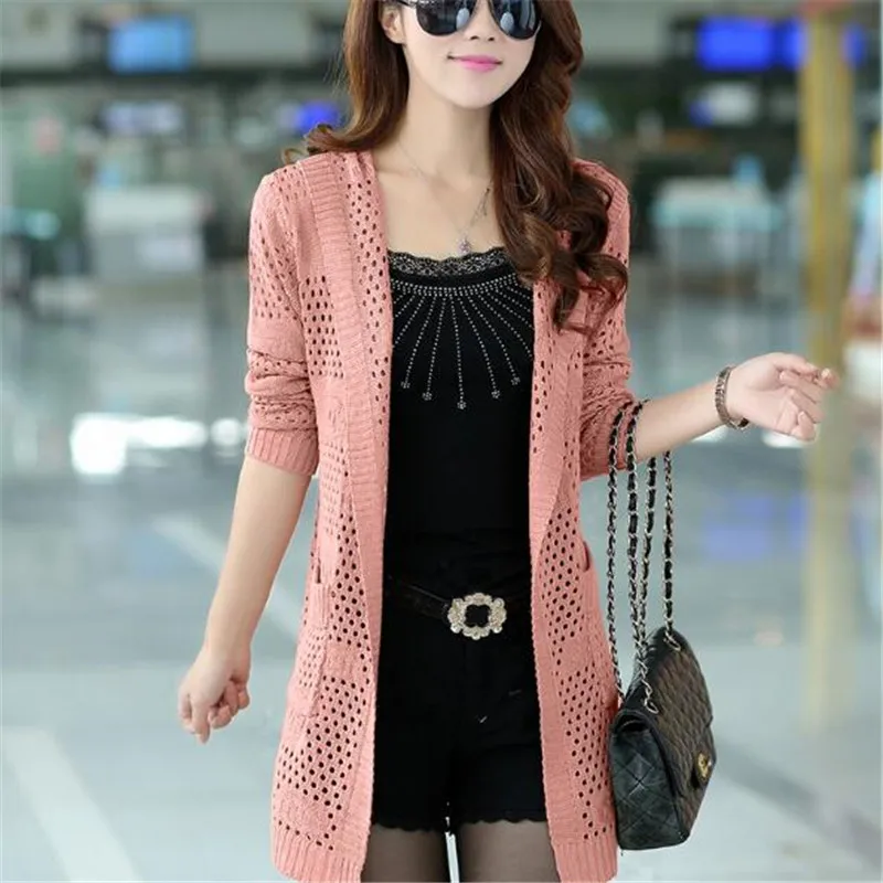 2020 Cardigans for women Spring Autumn New Women's Knitting Cardigan Coat Sweater For Women Hooded Plus Size Cape K0032 |