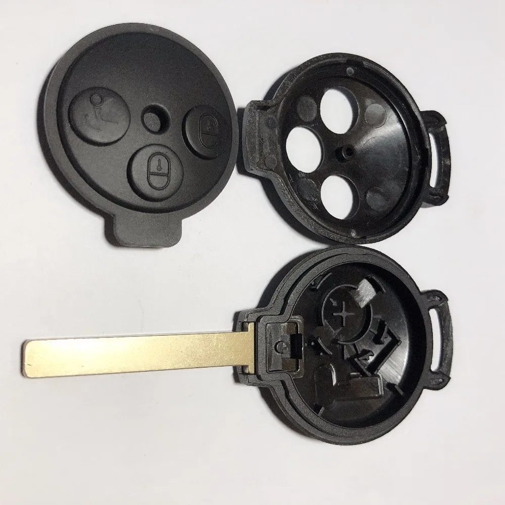 Чехол-брелок для дистанционного управления автомобилем с 3 кнопками MERCEDES BENZ MB SMART