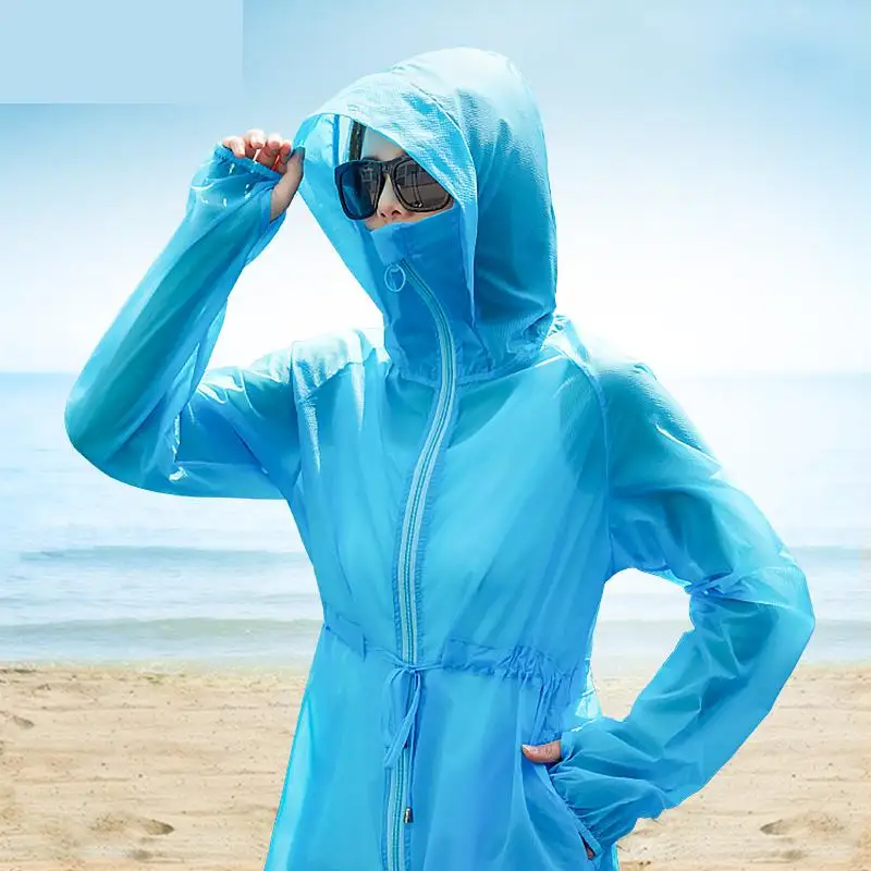 

Unisex Fashion Slim Coat UV Coat Sunscreen Clothing big Size Long Sleeved Casual Jacket Women Basic Coat breathable soft jacket