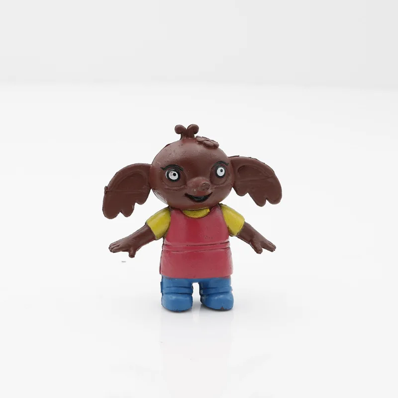 Оригинальные 5 шт. bing action figur игрушки sula flop hoppity voosh pando bing кролики peluche куклы детские плюшевые игрушки