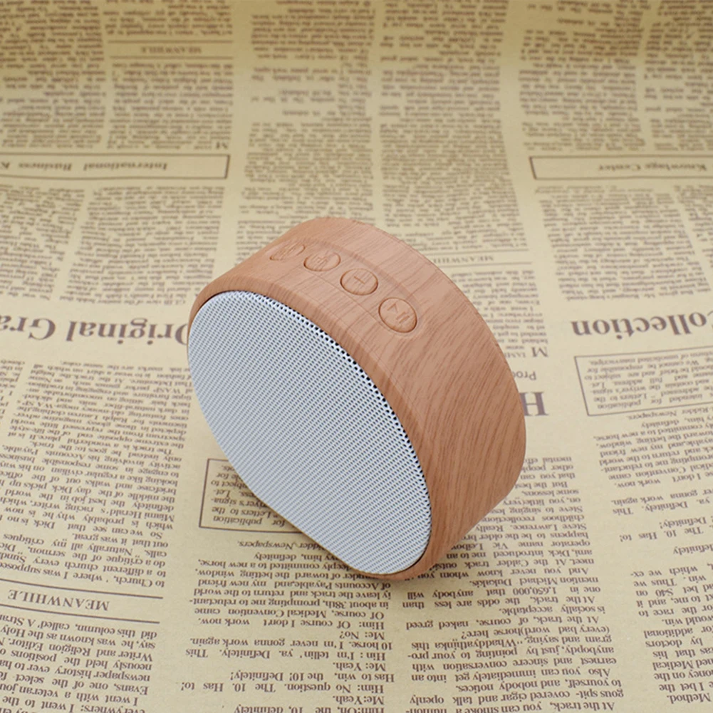 Ретро дерево Bluetooth 4,2 динамик Портативный Магнит стерео беспроводной автомобиль открытый мини компьютер Bluetooth динамик без рук TF U диск