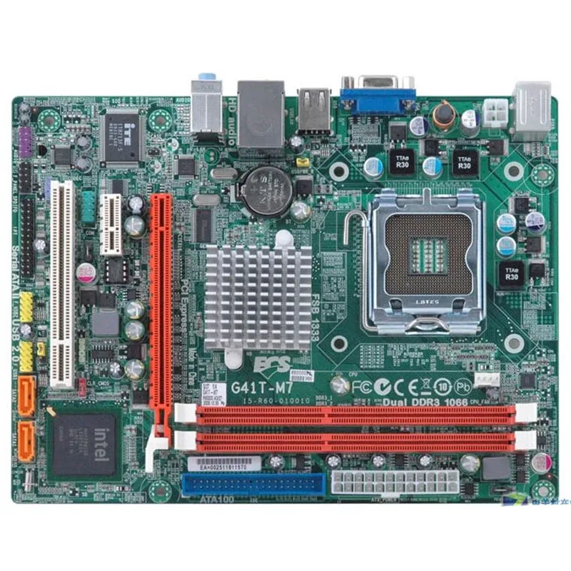 Оригинальная б/у материнская плата для настольных ПК ECS G41 LGA 775 DDR3 8G SATA2 USB 2 0|lga ddr3|775