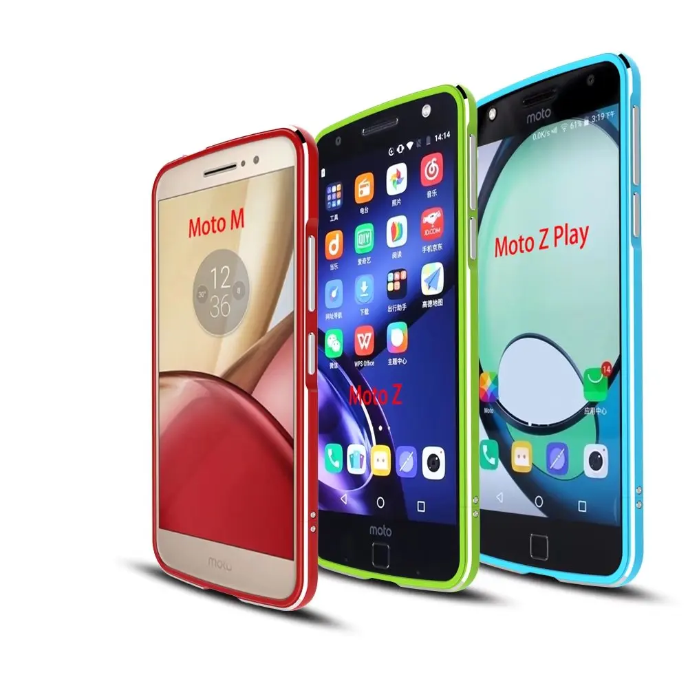 Для Moto Z2 PLAY, металлический алюминиевый бампер, рамка, чехол для MOTOROLA MOTO M/Z PLAY/Z2 PLAY/MOTO Z/MOTO G5