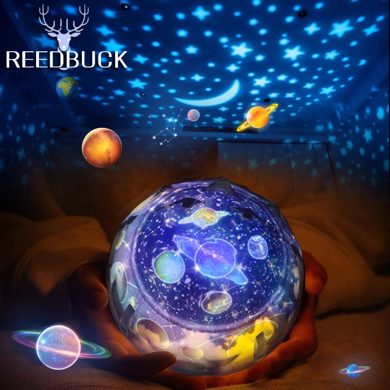 

LED Star Master Night Lights Starry Sky Magic Planet Projector Lamp Cosmos Universe Luminaria Baby Nursery Holiday Birthday Gift