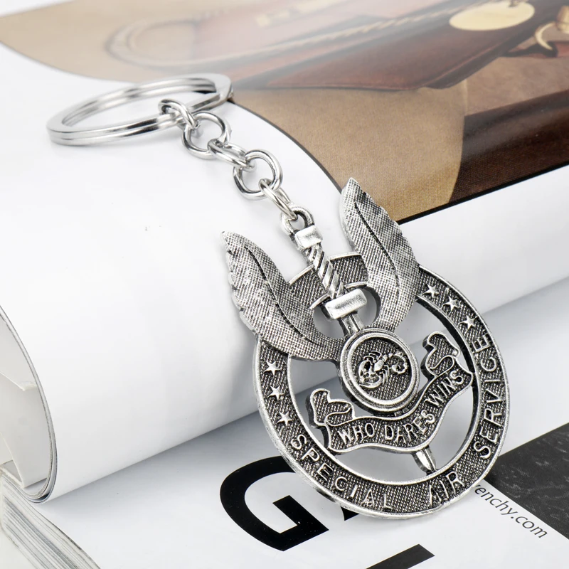 Dongsheng Jewelry UK специальный авиасервис S.A.S логотип брелок который осыскает раньше