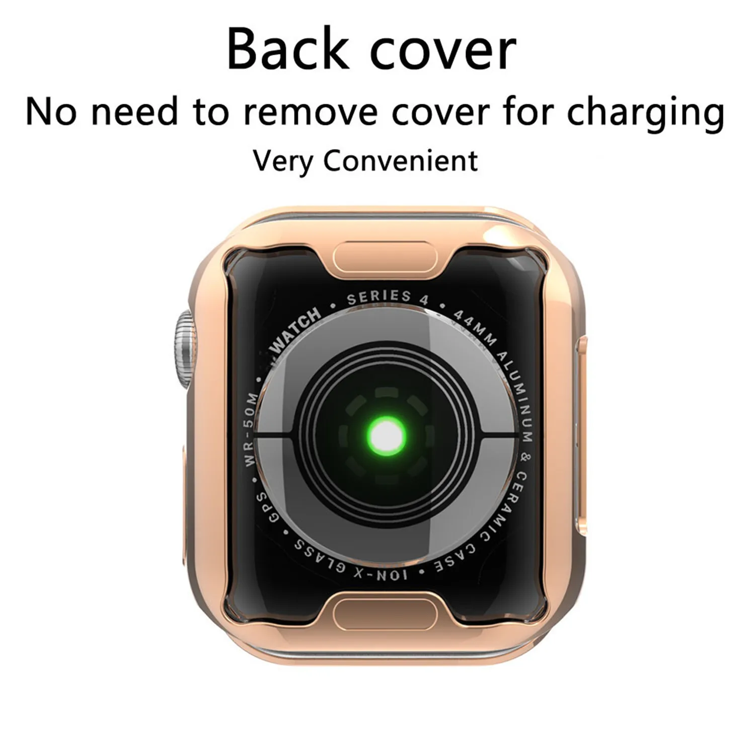 Ультратонкий Мягкий тонкий чехол для часов Apple Watch Series 4/44/40 мм защитный из ТПУ