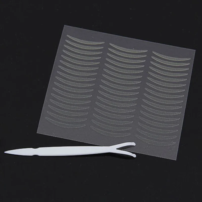 

1200 Pairs/10 Sets Women Invisible Double Eyelid Tapes Makeup Eye Stickers Fork Makeup Hot Sale