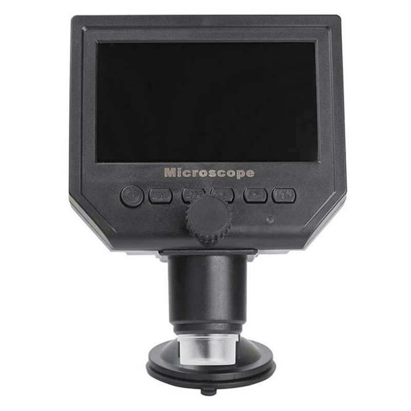 Цифровой USB микроскоп с подставкой из алюминиевого сплава 600X 3.6MP 4 3 дюймов HD ЖК