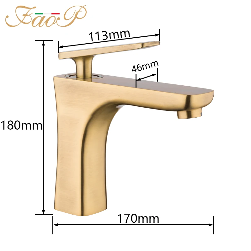 Смеситель для раковины FAOP смеситель в ванной комнате комнаты Смесители на палубе
