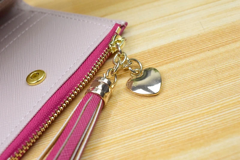 Женский кошелек с кисточками женские кошельки portfel damski feuille femme кошелек тонкие маленькие кошельки для billeteras para mujer monederos