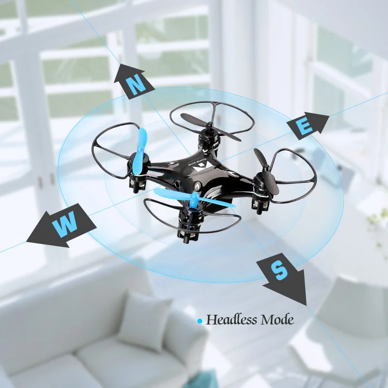 Мини Дрон нано микро RC Квадрокоптер Дистанционное управление вертолет 2 4 GHz 4CH