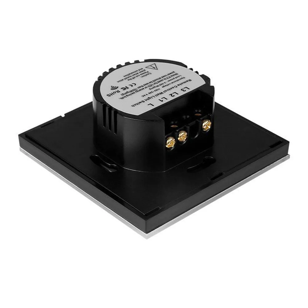 Стандарт ЕС сенсорный выключатель + один огонь настенный стеклянная панель