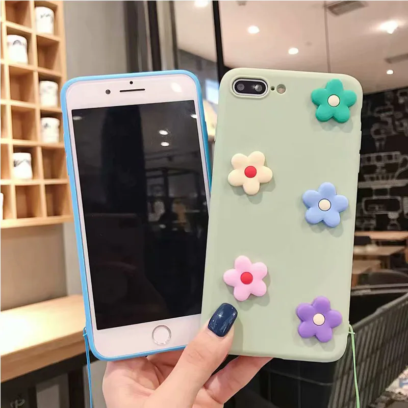 Мягкий чехол для телефона Samsung Galaxy A9 Pro с объемными цветами A5 A7 2017 A6 A8 Plus 2018 A920 A720 цветочный из ТПУ +