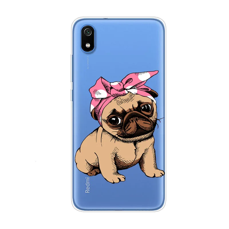 Чехлы для Xiaomi Redmi 7A чехол Мягкая силиконовая задняя защитная крышка телефона