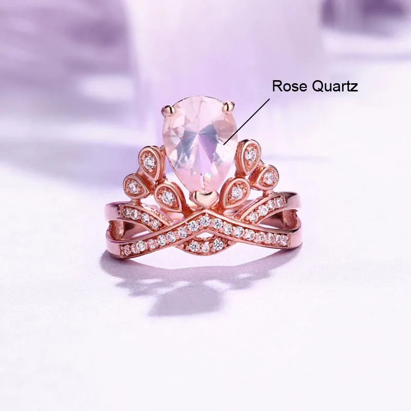 Красные Деревья бренд натуральный драгоценный камень Коктейльные кольца