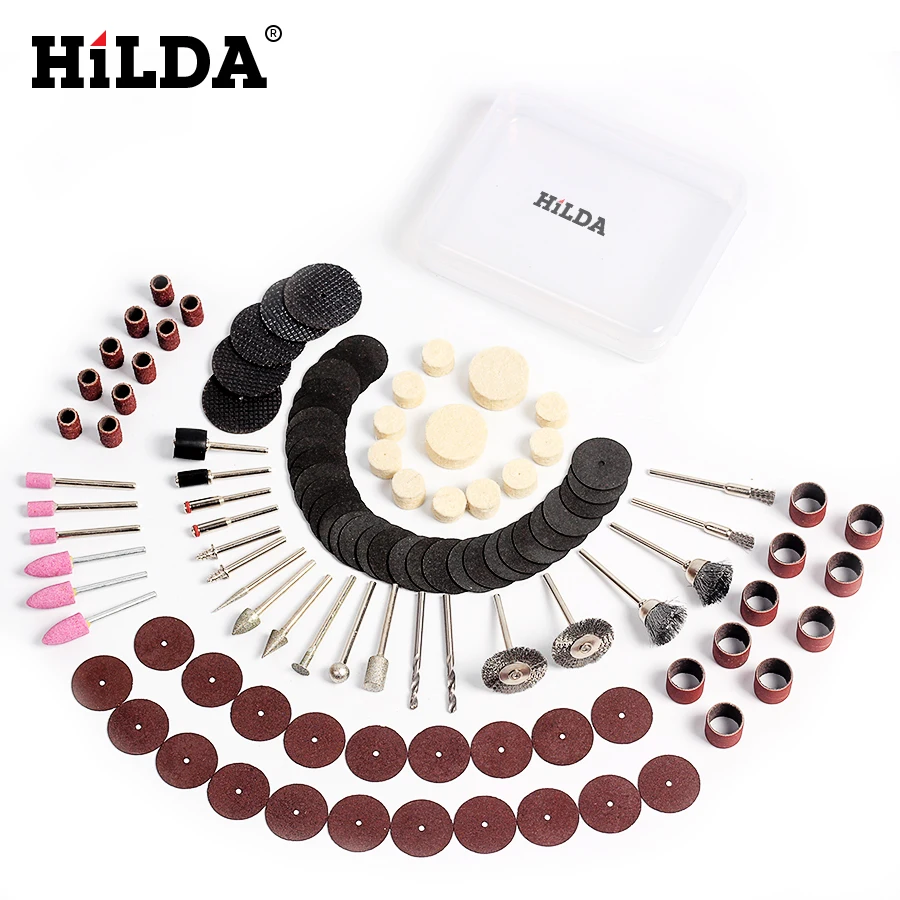HILDA 120 шт. набор инструментов для полировки Dremel стильные аксессуары аксессуаров