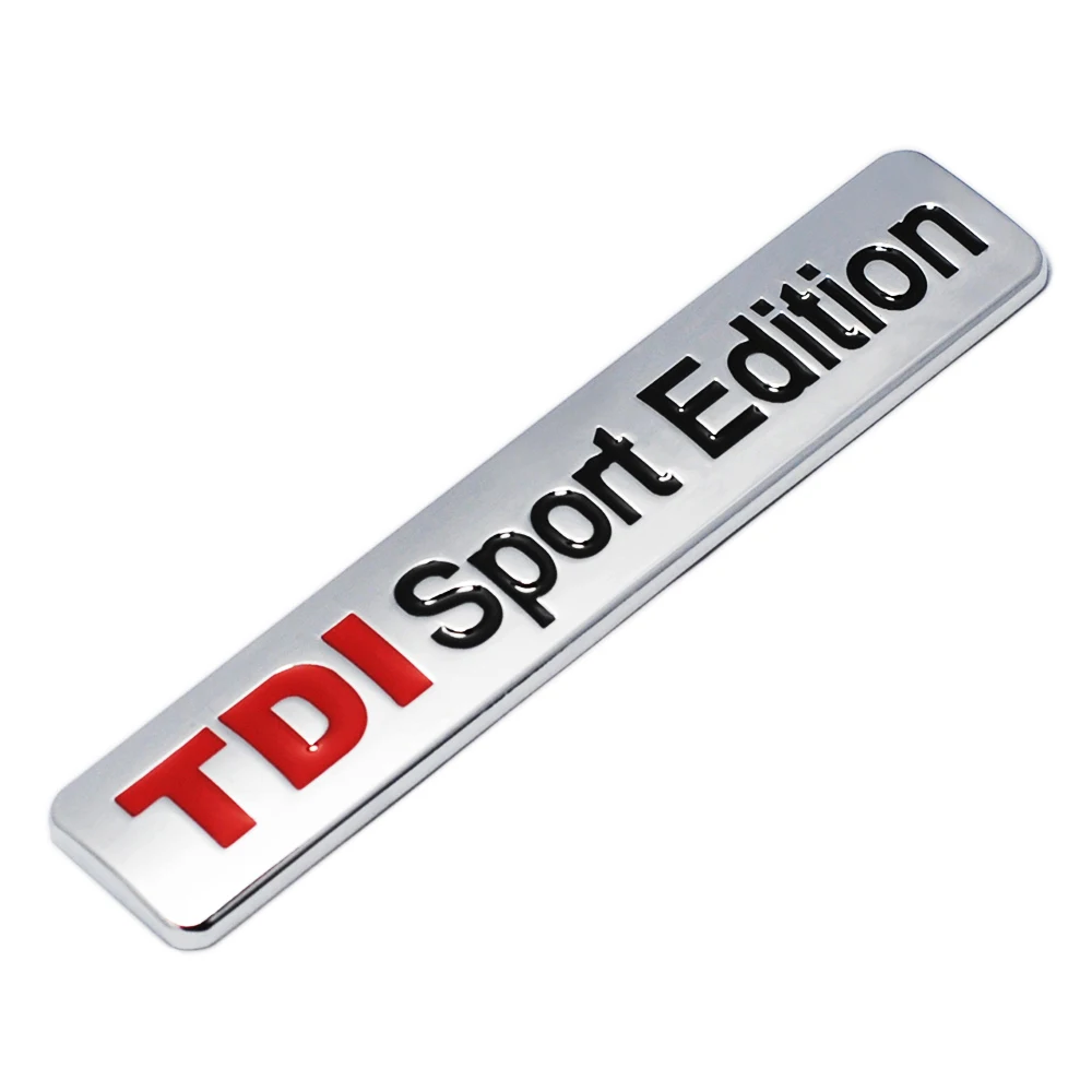 JDM наклейка металлический красный TDI спортивный выпуск логотип турбо автомобиль