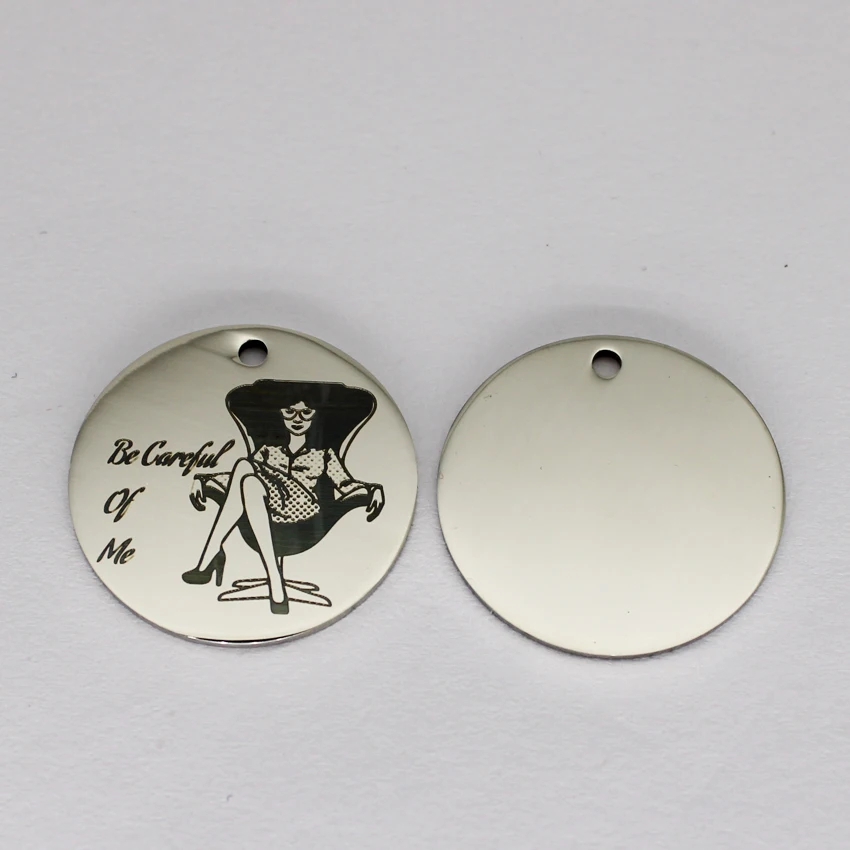 Подвеска Будьте осторожны обо мне Ювелирное Украшение из нержавеющей стали