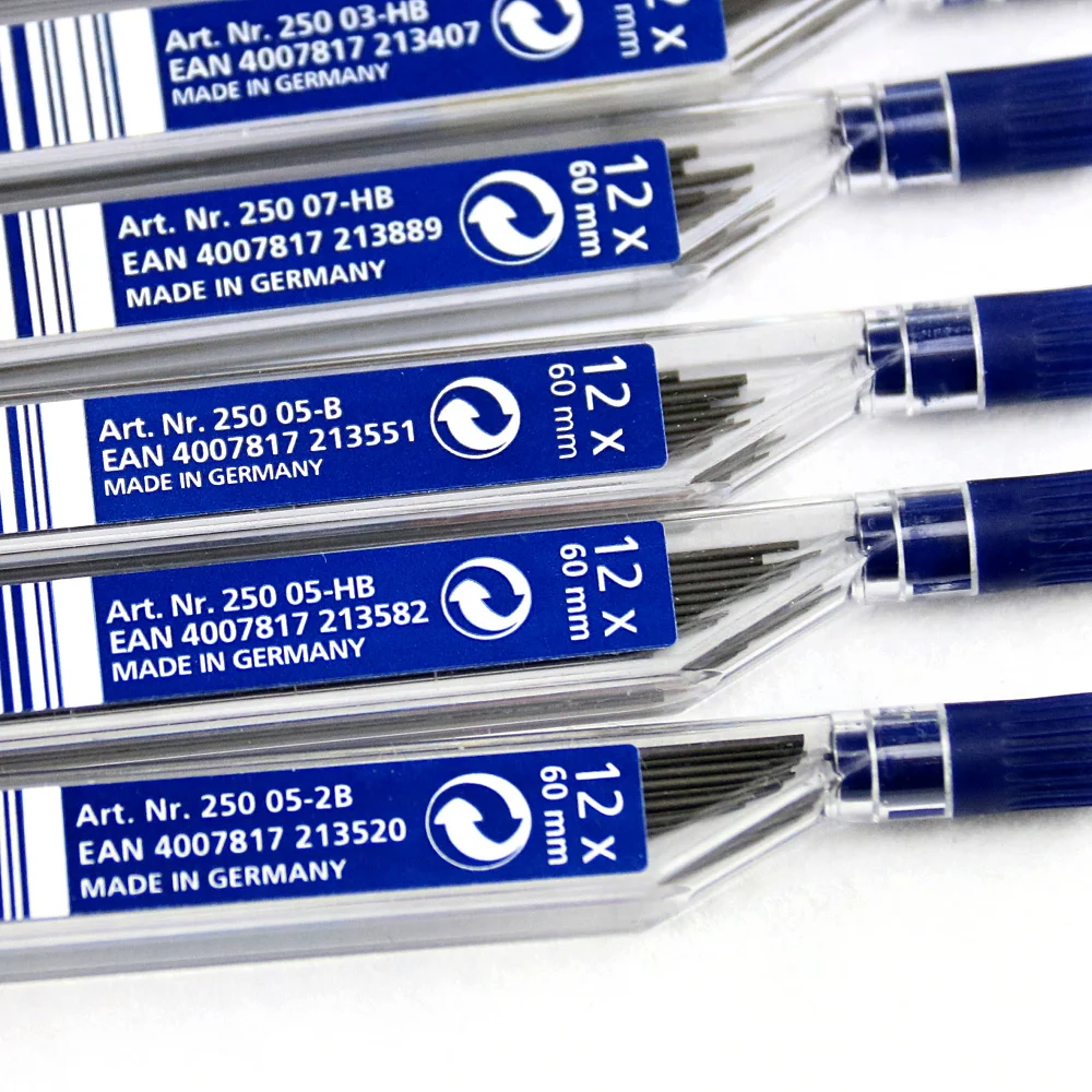Staedtler Mars Micro углерода 03/05/07/09 мм для заправки зажигалок механические карандаши 2