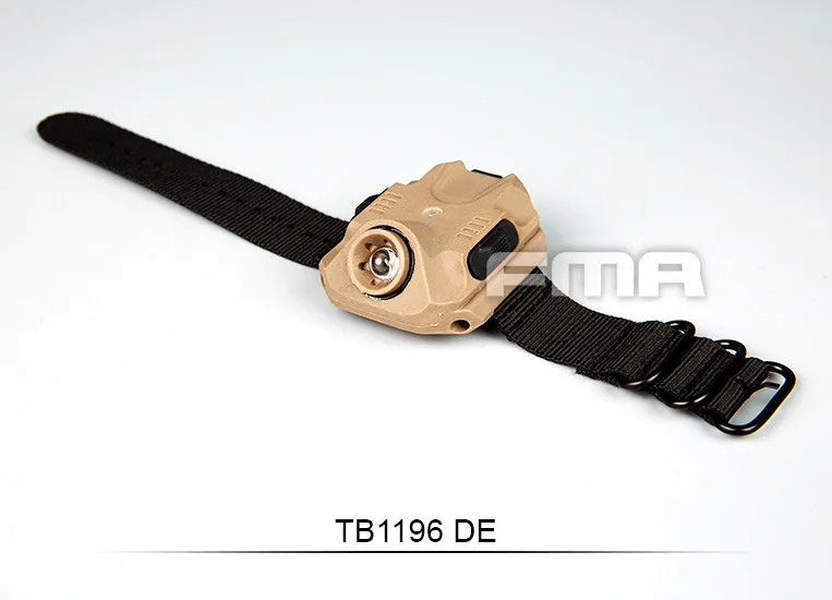 FMA нейлоновая Версия USB электрическая часы фонарик TB1196-BK/DE