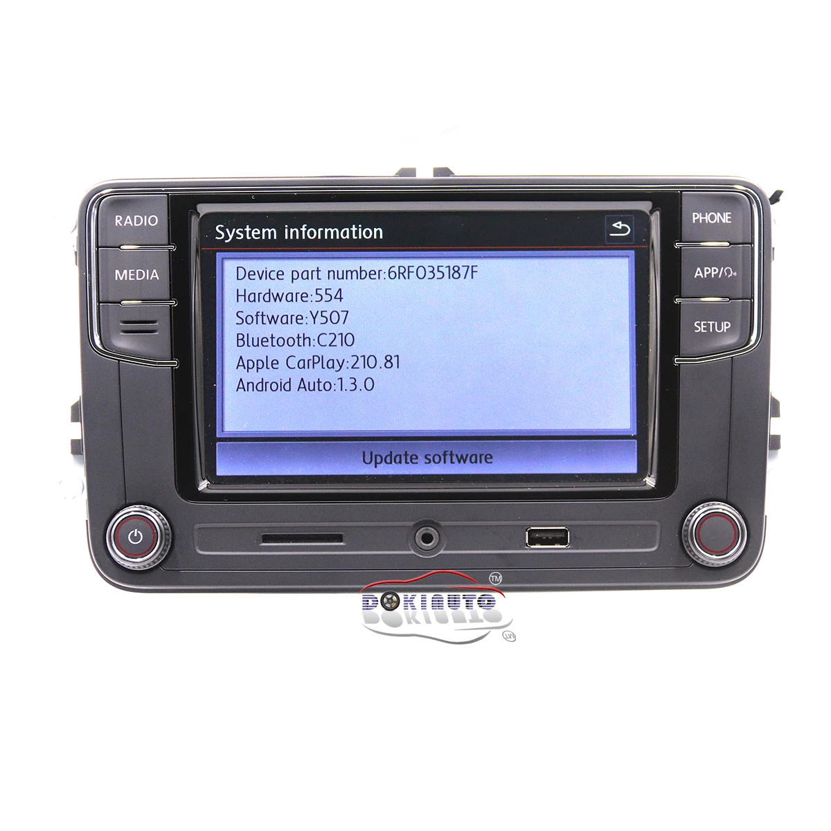 Автомагнитола R340G RCD330G Plus на Android для VW Tiguan Golf 5 6 MK5 MK6 Passat Polo 6RF 035 187F|Автомобильные